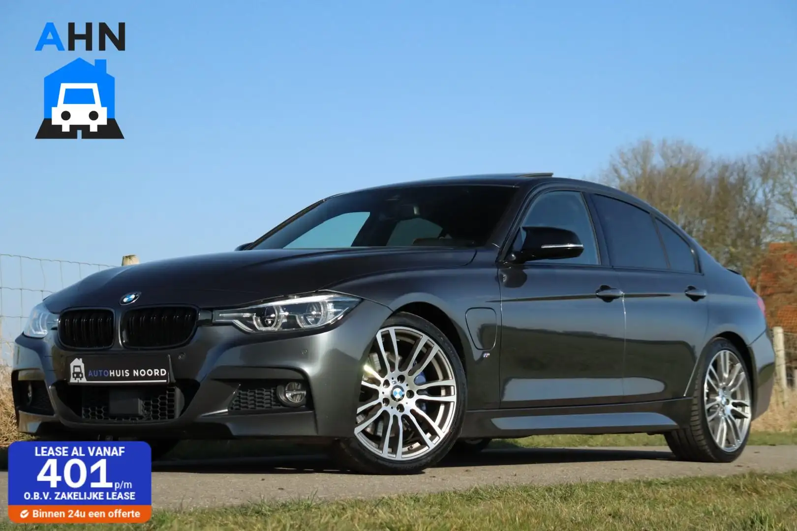 BMW 330 3-serie 330e M-Sport / M-Pakket / 252PK / Dak / Na Grau - 1