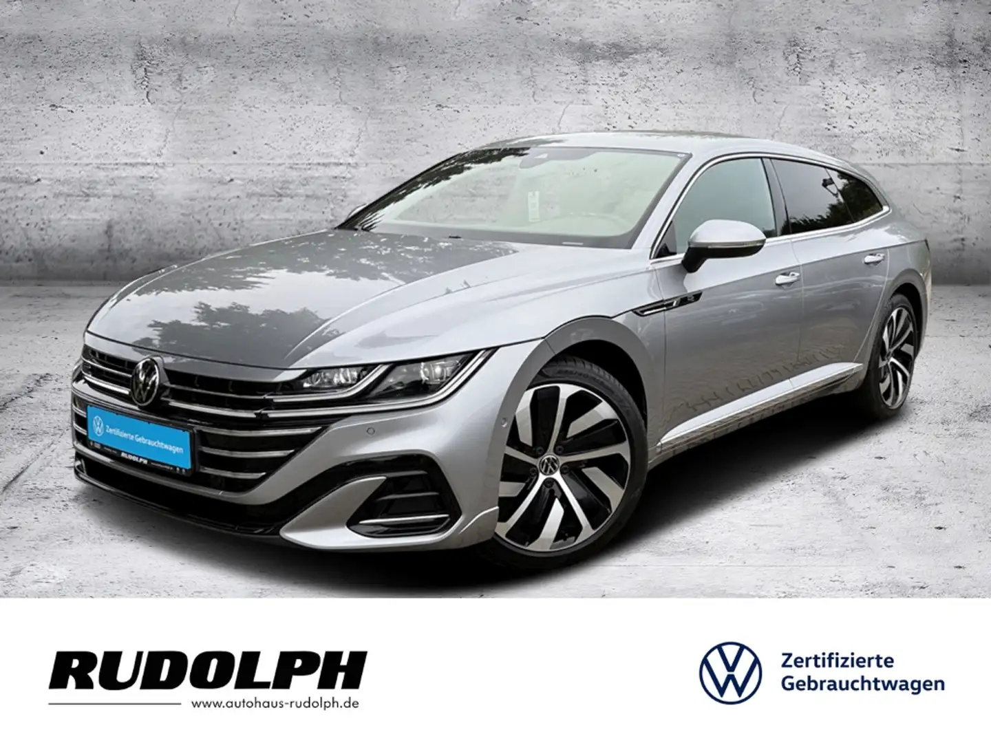 Volkswagen Arteon SB R-Line 2.0 TDI LED Navi SHZ e-Sitze Silber - 1