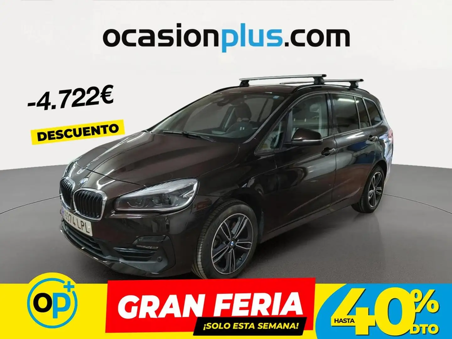 BMW 218 218d Gran Tourer Marrón - 1