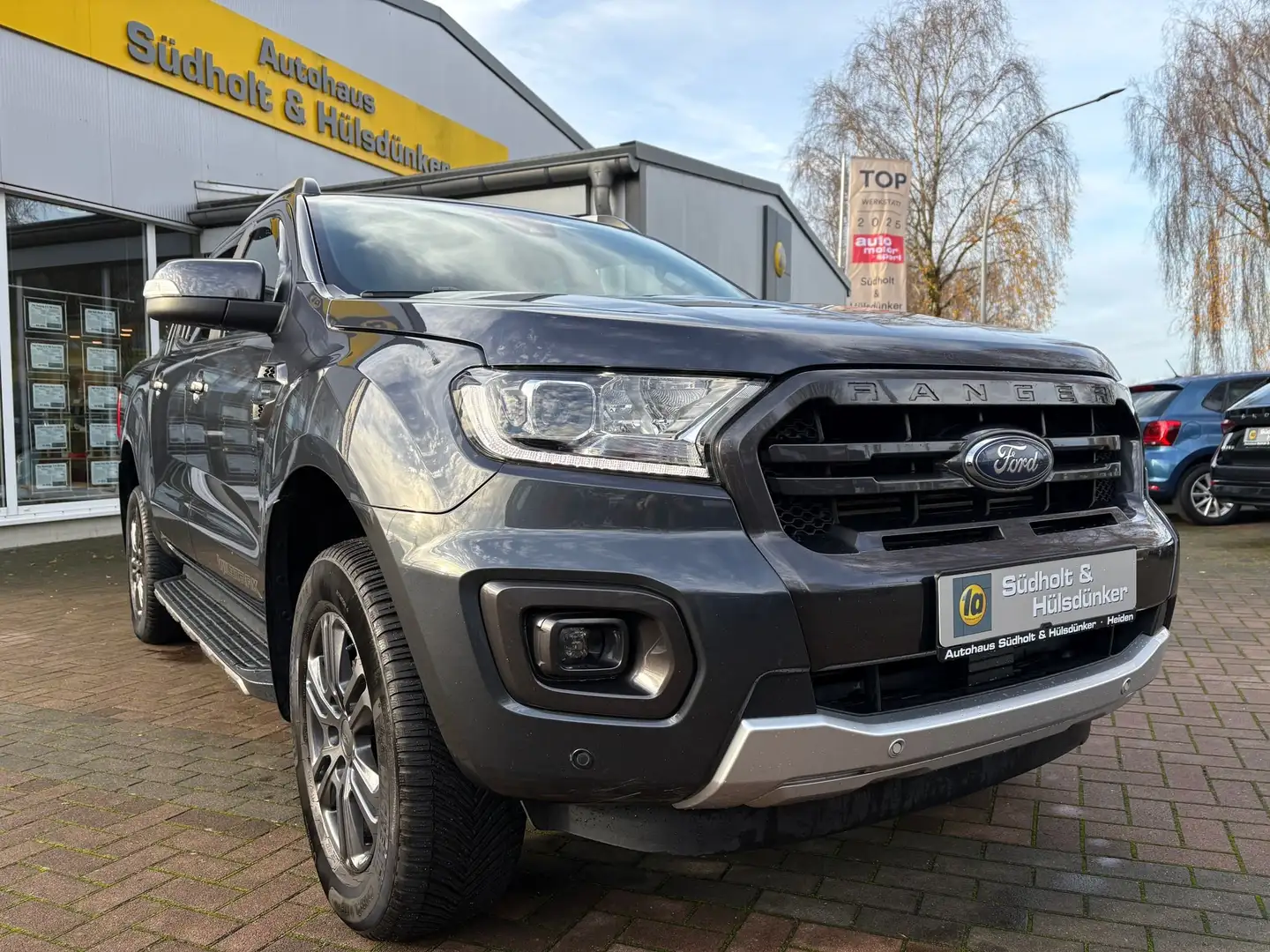 Ford Ranger Wildtrak DoKa 4x4 Standhzg | Leder | Wildtrack II Gris - 1