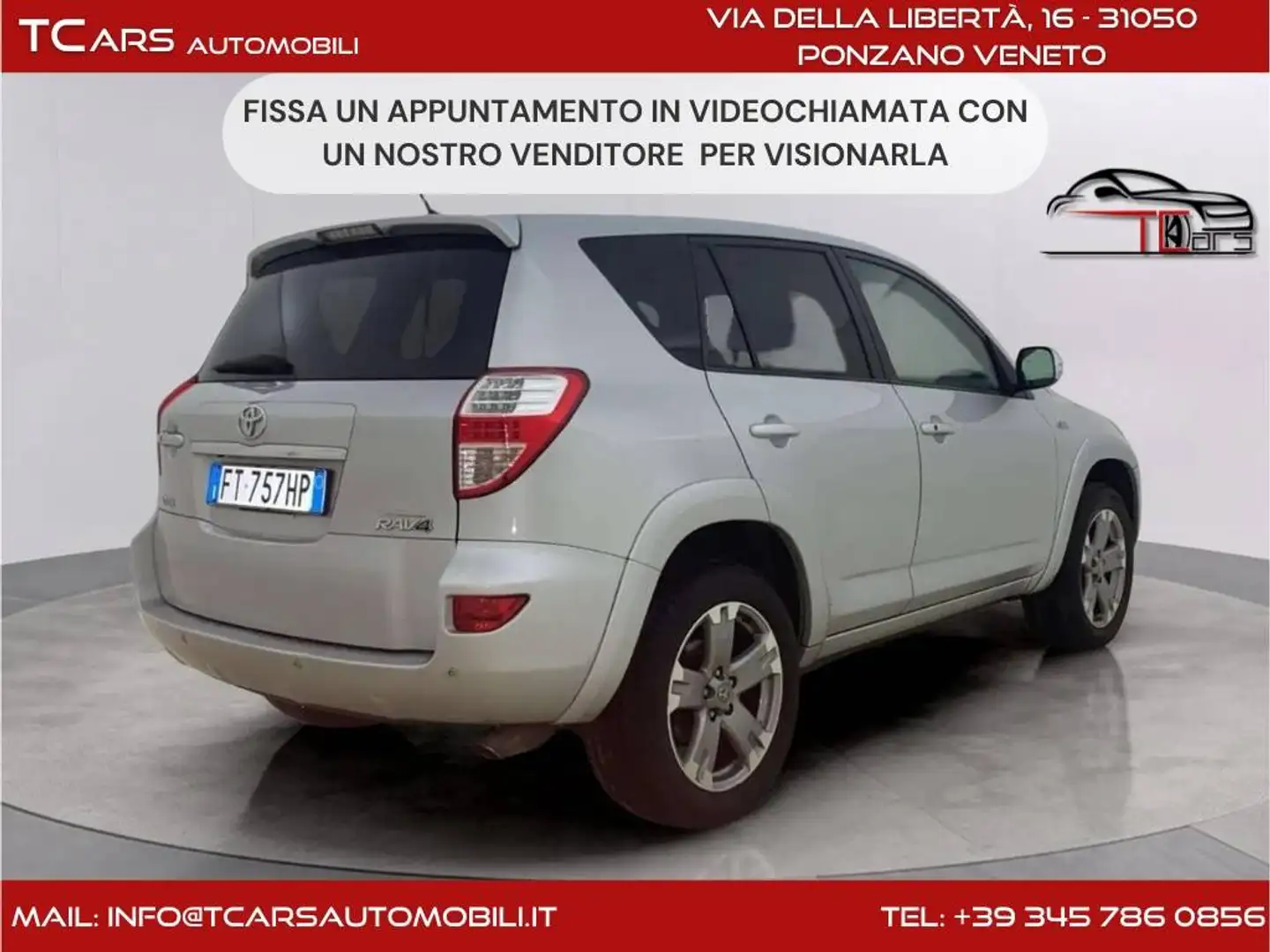Toyota RAV 4 2.2 AUTOMATICO PELLE TOTALE Argento - 1