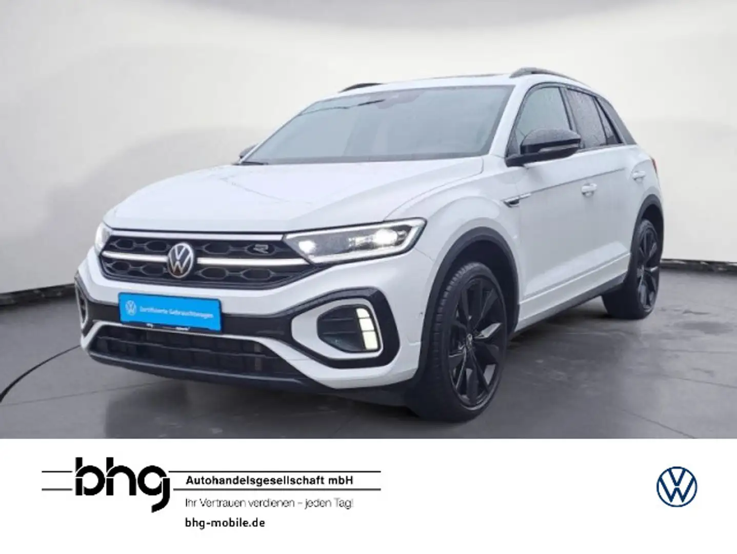 Volkswagen T-Roc 2.0 TSI DSG 4Motion R-Line AHK Pano Matrix Weiß - 1