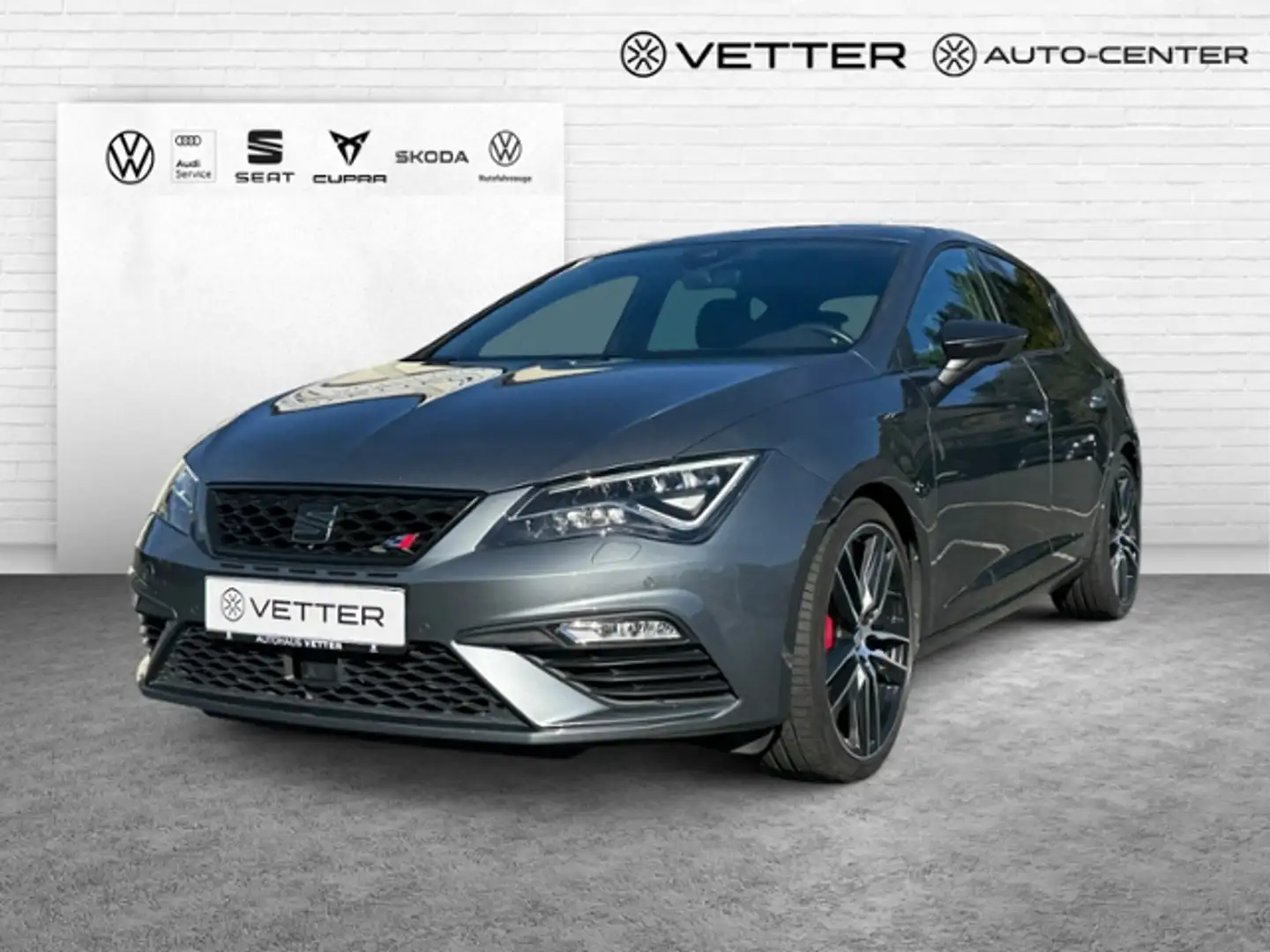 SEAT Leon 2.0 TSI Cupra 300 DSG Tiptronic KLIMA LED NAVI AL Gris - 2