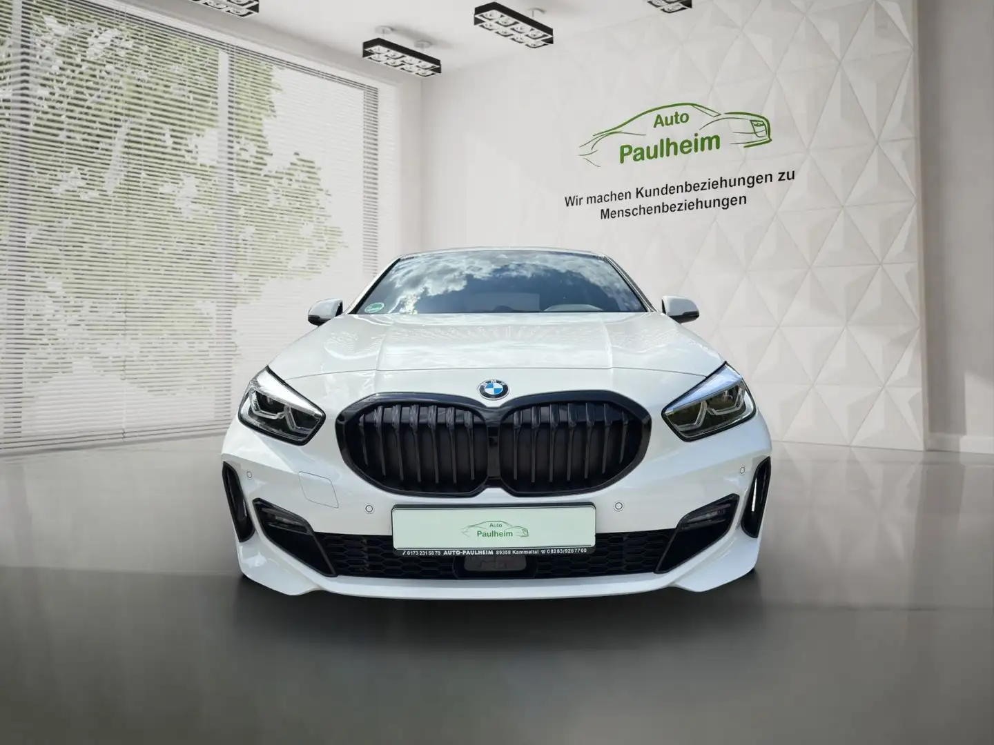 BMW 118 i M-SPORT »A-LED»SHZ»LHZ»NAVI»HIFI»KOZG»ALU Blanc - 2