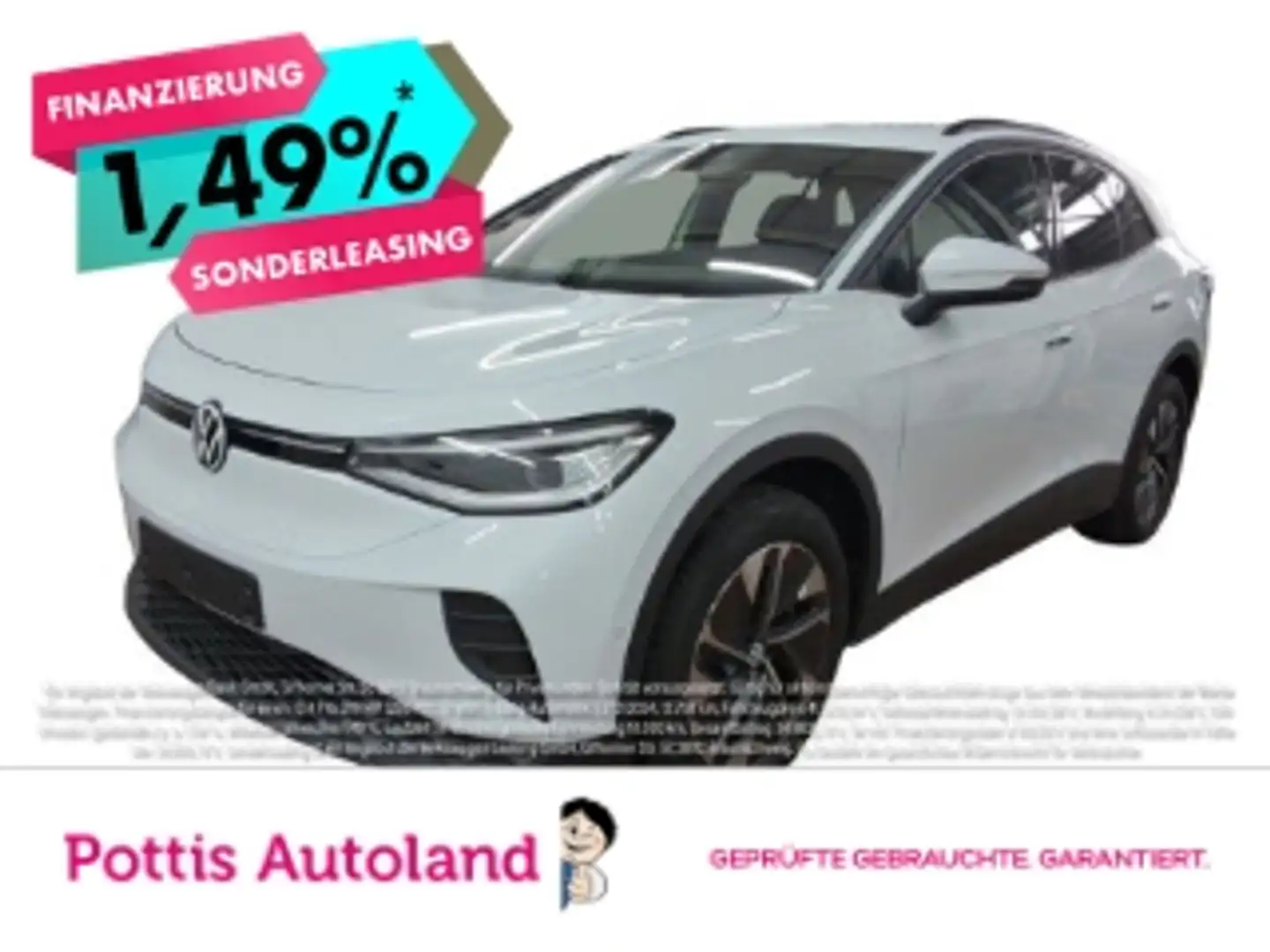 Volkswagen ID.4 Pro NAVI IQ.LIGHT KAMERA PDC SITZHZG Weiß - 1