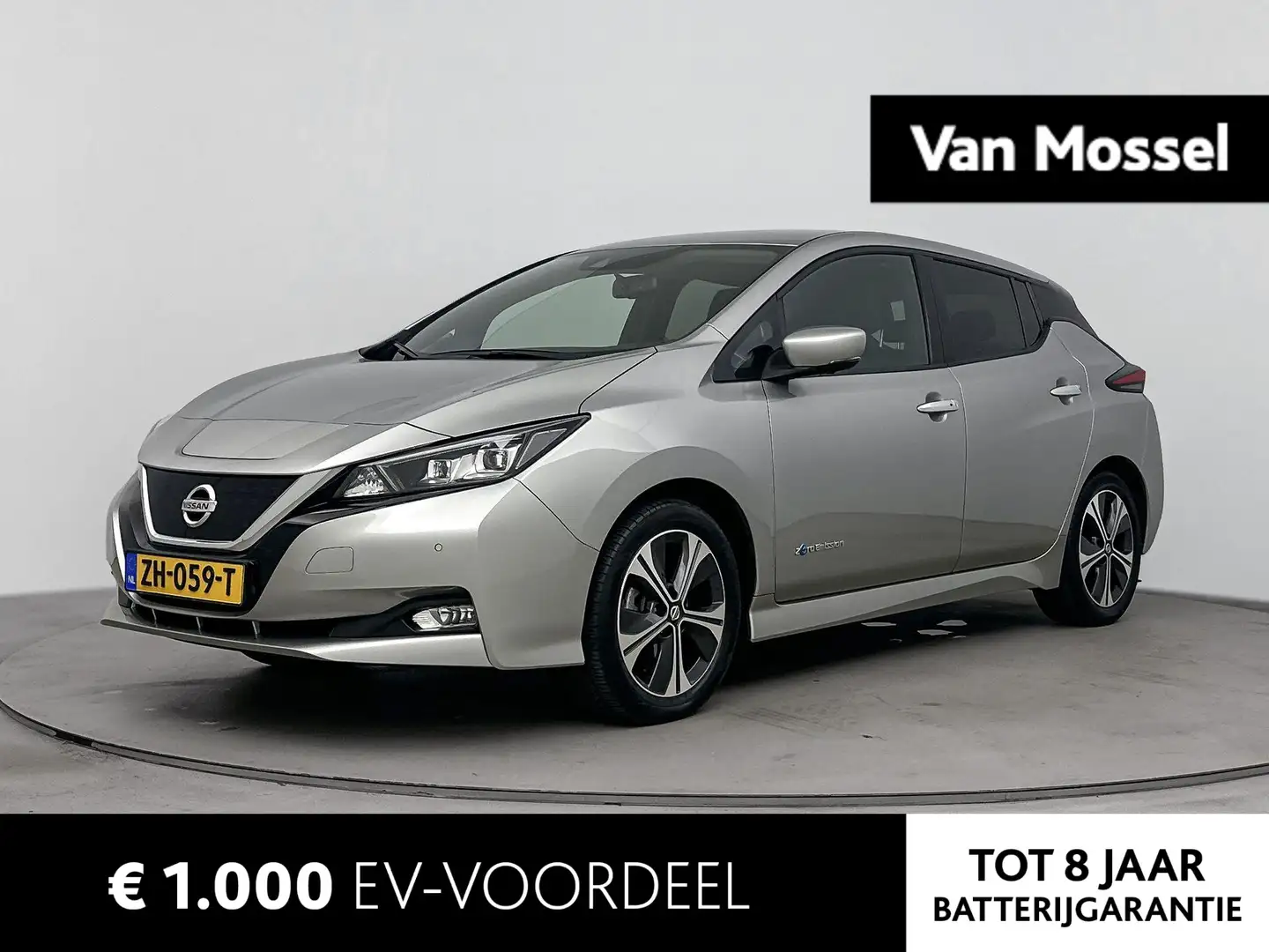 Nissan Leaf Tekna 40 kWh 150PK | Navigatie | Half-Leder | Adap Gris - 1