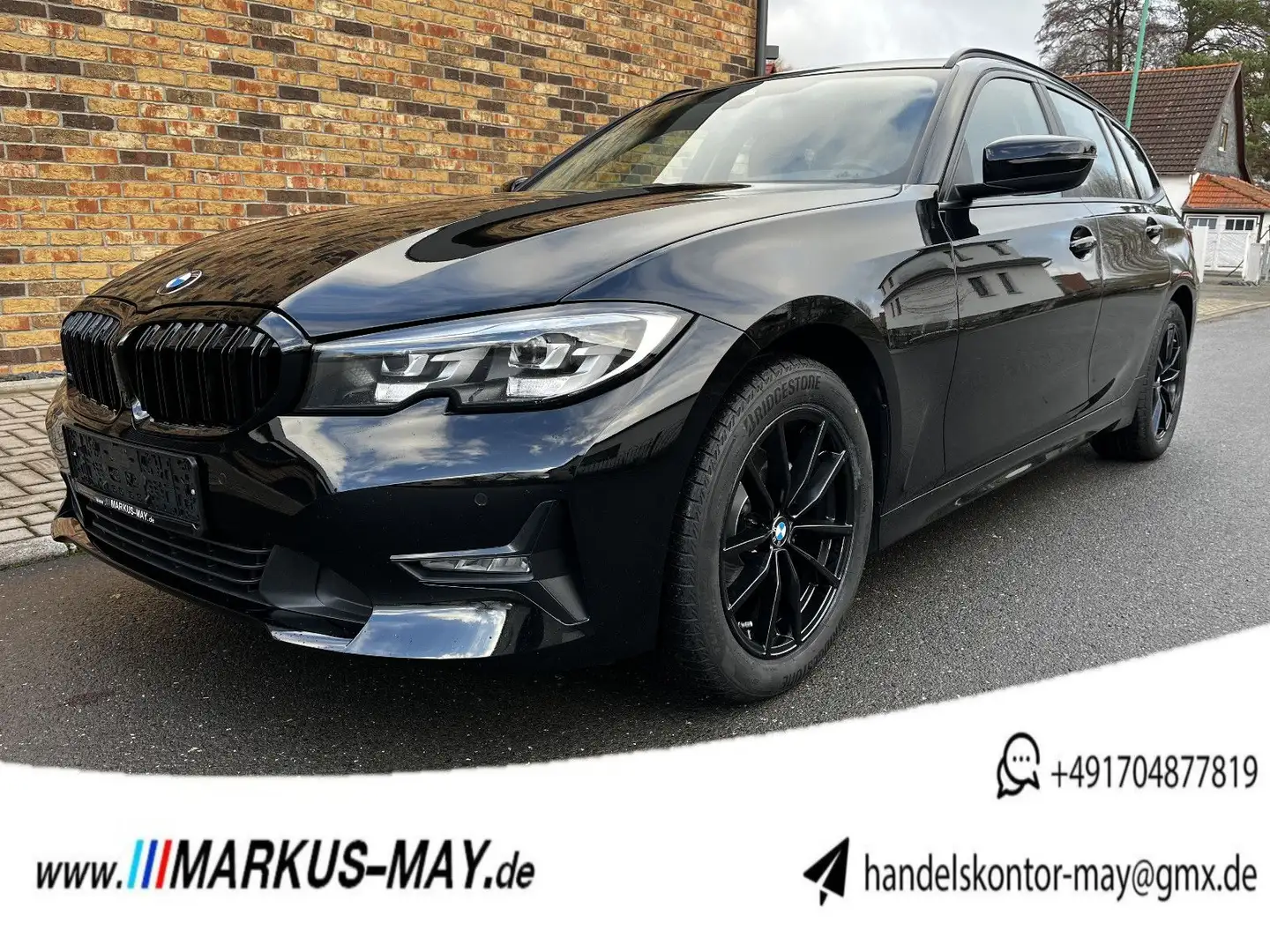 BMW 320 d Tour xDrive Navi LED CockpProf Sportsitz Noir - 1
