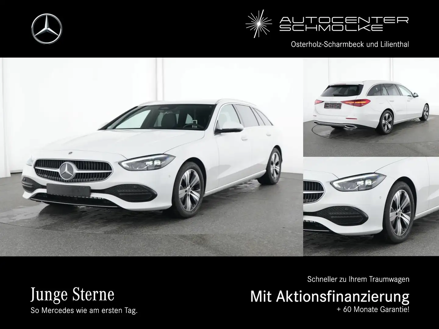 Mercedes-Benz C 180 C 180 T AVANTGARDE ADVANCED+*AHK*SCHWARZGLAS*SHZ Weiß - 1