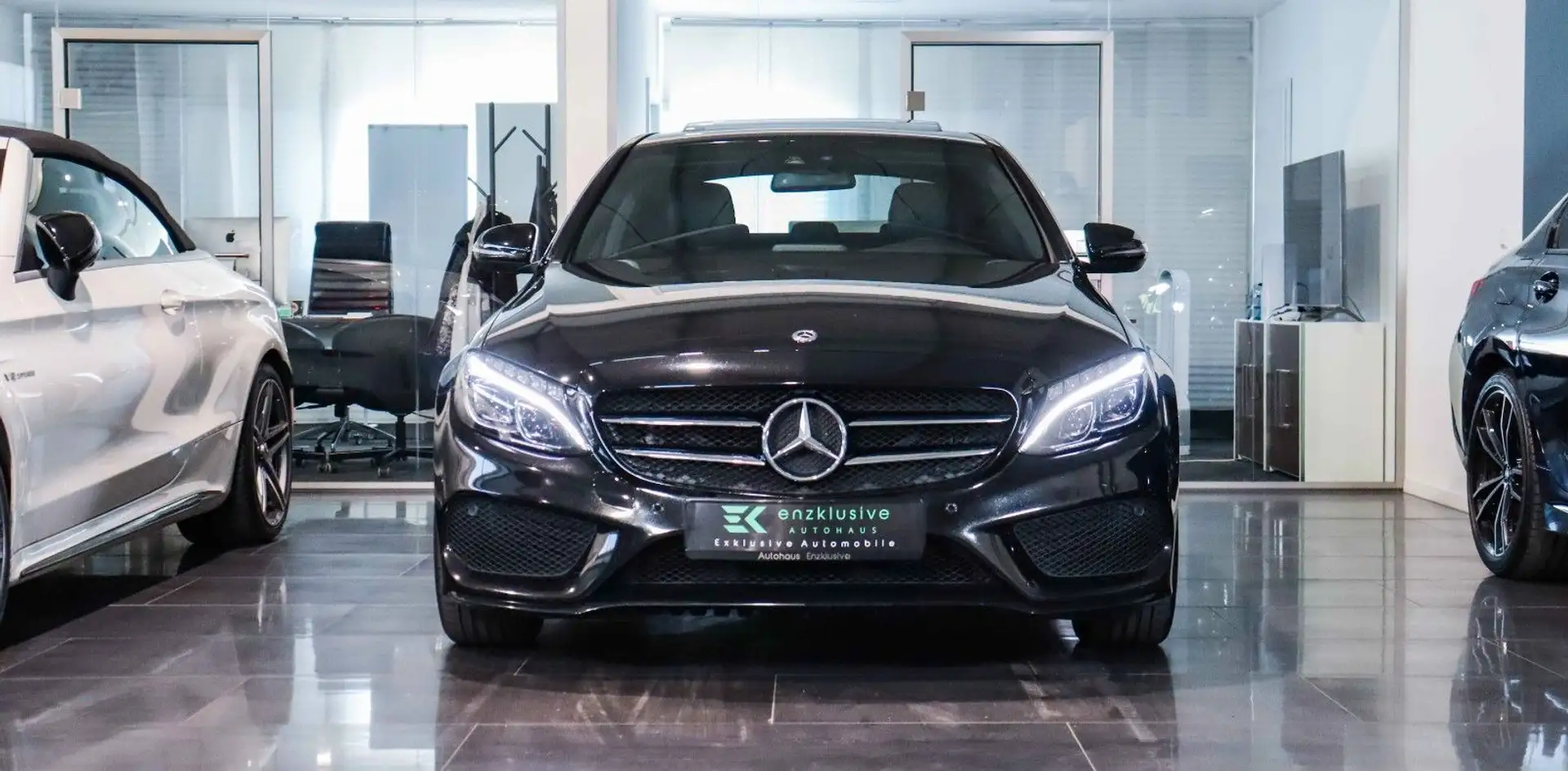 Mercedes-Benz C 250 d Lim. AMG*NAVI*GLASDACH*BURMEST*NIGHT*LED Nero - 2