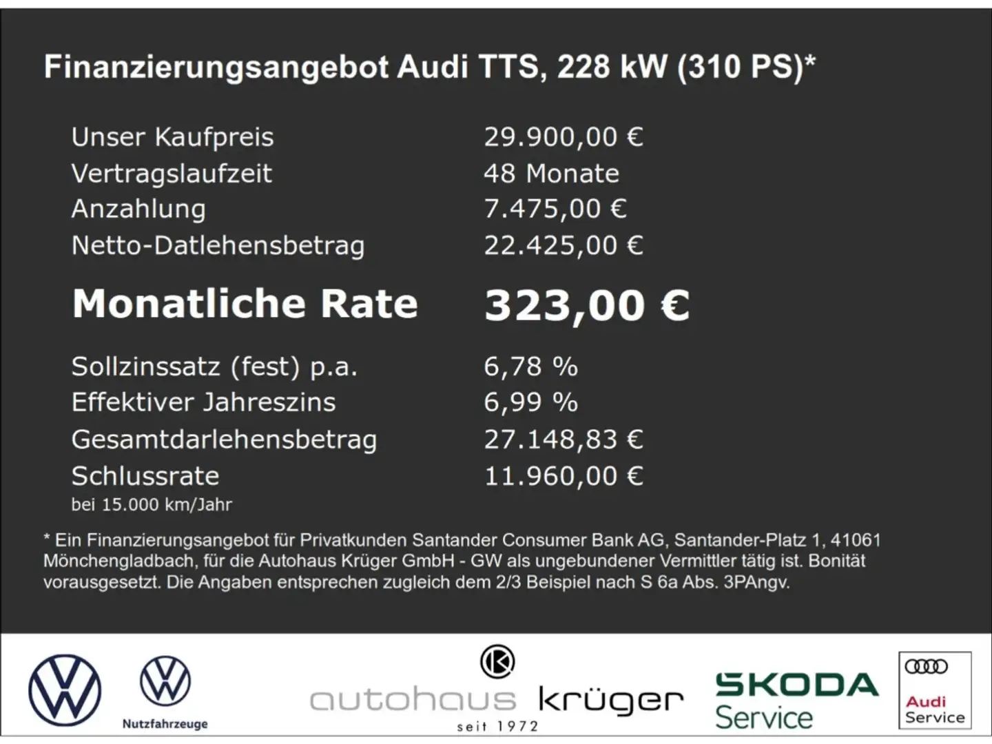 Audi TTS Roadster 2.0 TFSI quattro IM KUNDENAUFTRAG Schwarz - 2