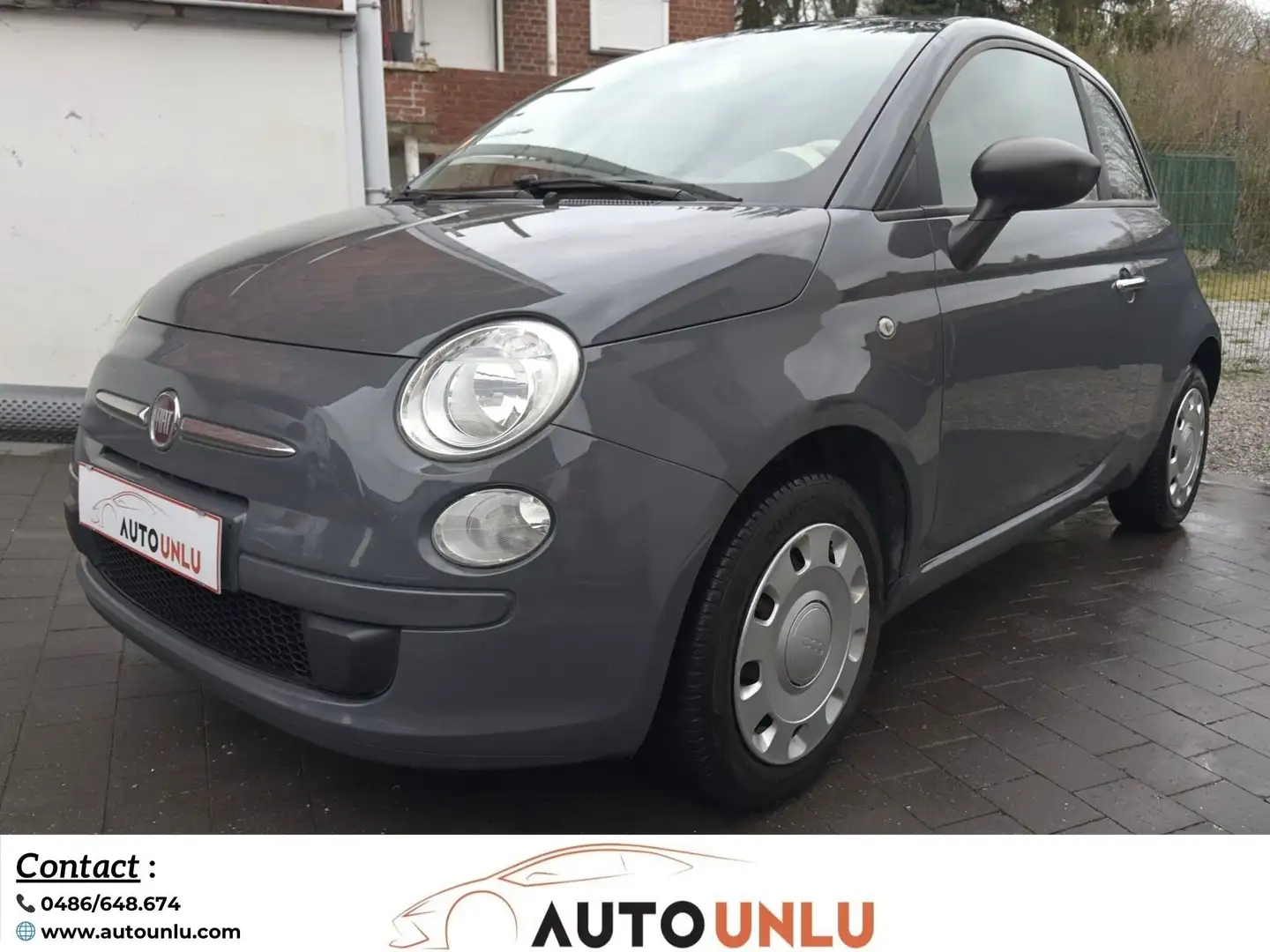 Fiat 500 1.2i // EURO 6 // Grau - 1