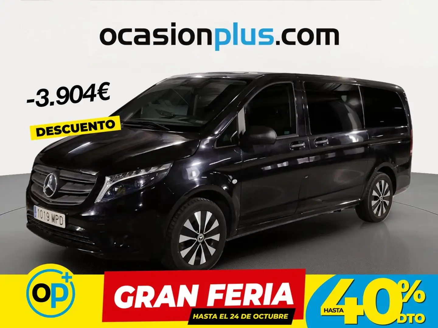 Mercedes-Benz Vito Tourer 116 CDI Pro Larga 9G-Tronic Negro - 1