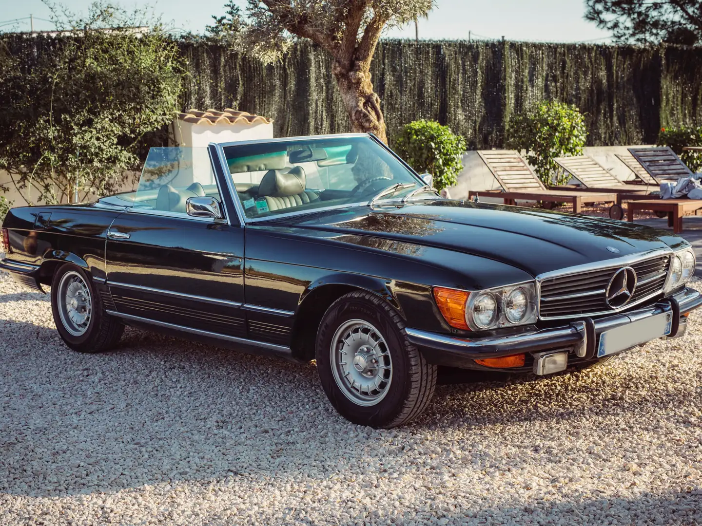 Mercedes-Benz 350 SL Cabriolet R107 Verde - 1