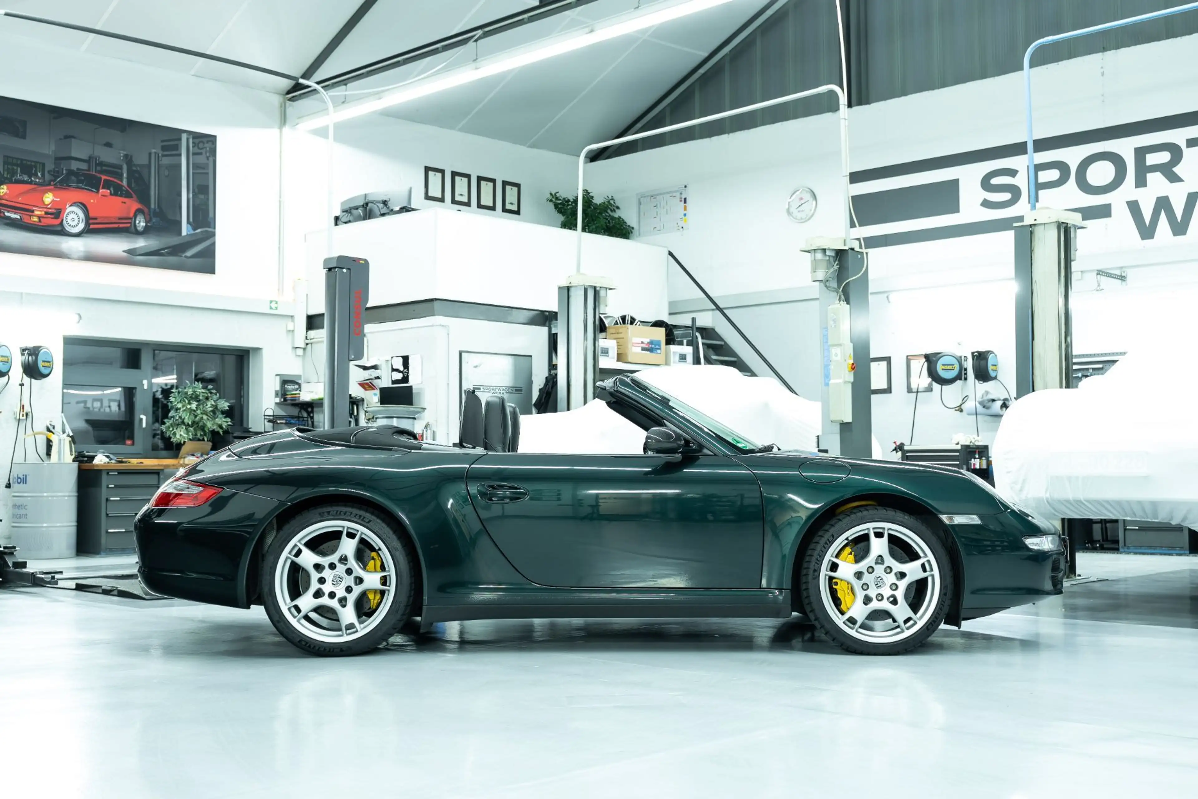 Porsche 997 Carrera 4S Cabrio | PCCB | Tannengrün — photo 9