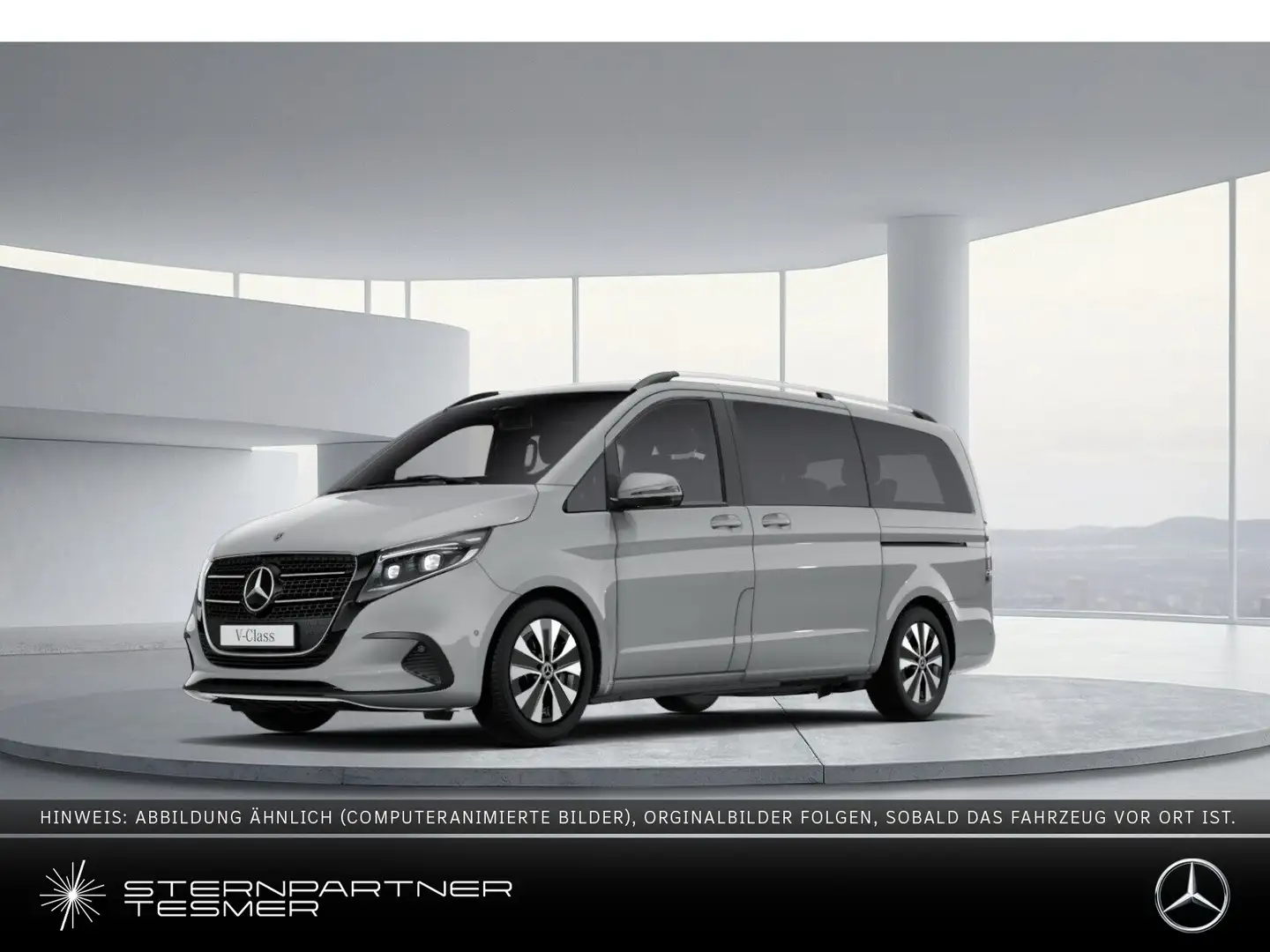 Mercedes-Benz V 300 d 4M STYLE, LANG - PANO, AHK, STANDHEIZUNG Grau - 1