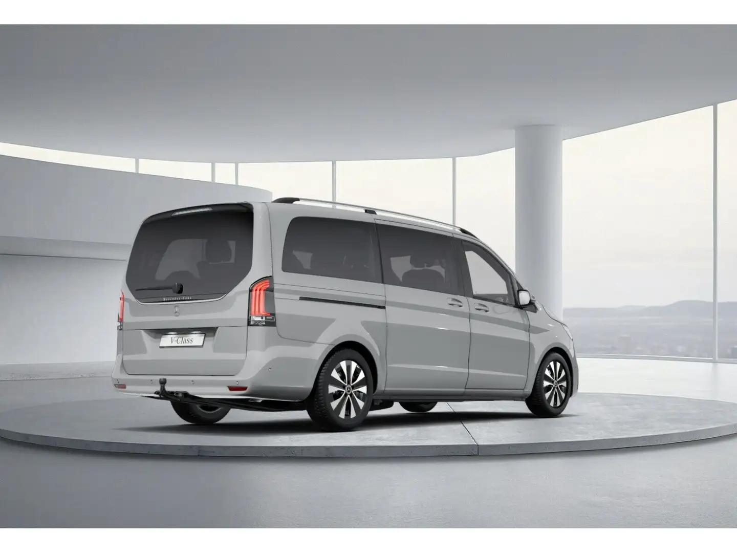 Mercedes-Benz V 300 d 4M STYLE, LANG - PANO, AHK, STANDHEIZUNG Grau - 2