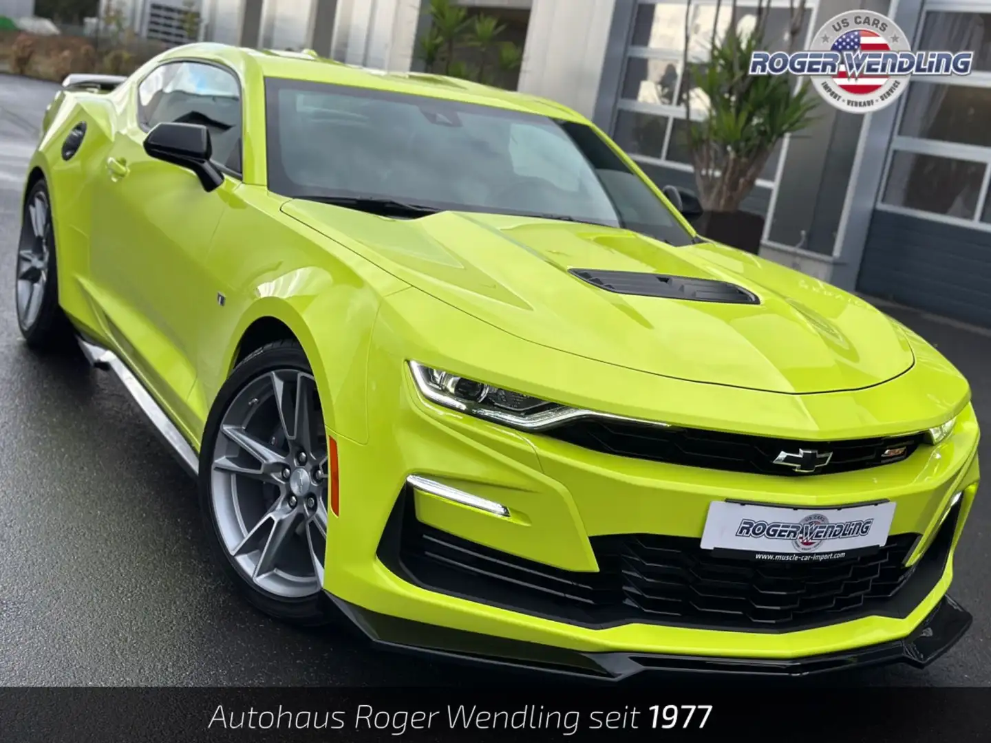 Chevrolet Camaro CAMARO V8 6,2 2SS SHOCK 6 GANG 1.HAND NEUWERTIG Groen - 1