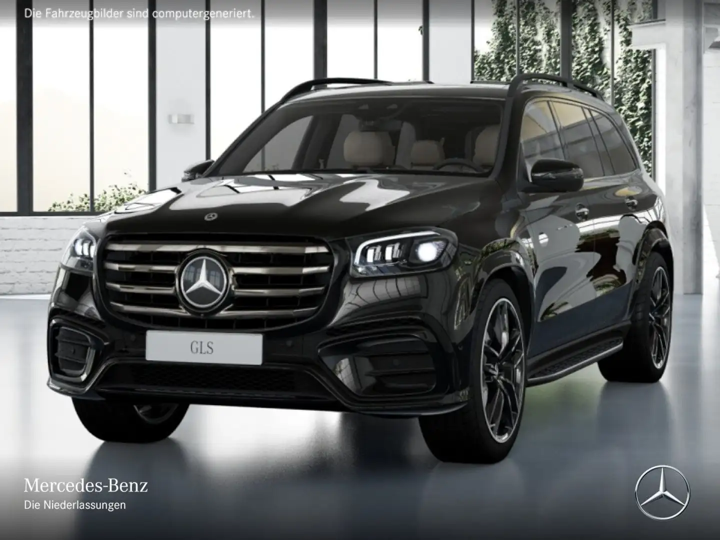 Mercedes-Benz GLS 450 d 4M AMG+NIGHT+PANO+360+AHK+MULTIBEAM+HUD Schwarz - 2