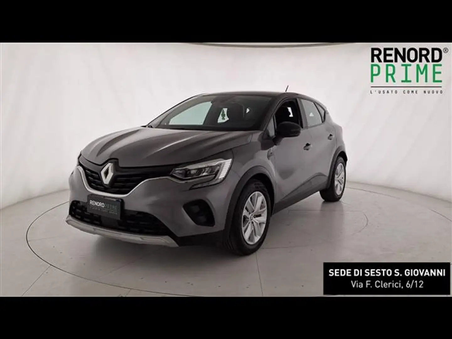 Renault Captur 1.6 E-Tech hybrid Zen 145cv auto AUTOCARRO Grigio - 1