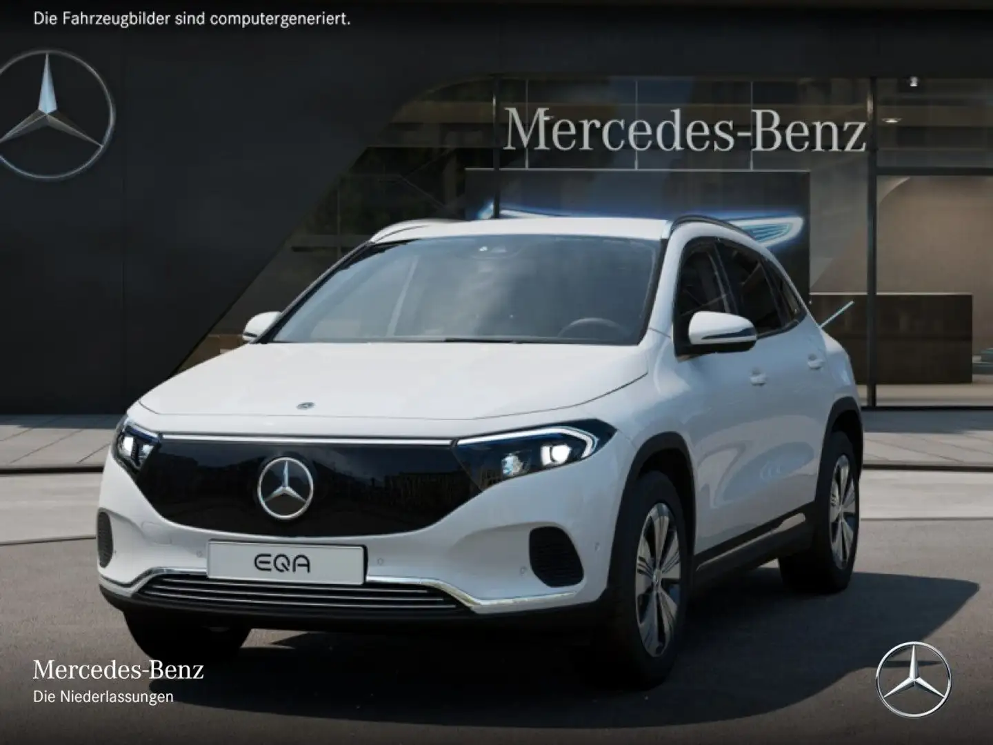 Mercedes-Benz EQA 250 PROG+ADVANCED+KAMERA+MEMORY+SPUR Weiß - 2