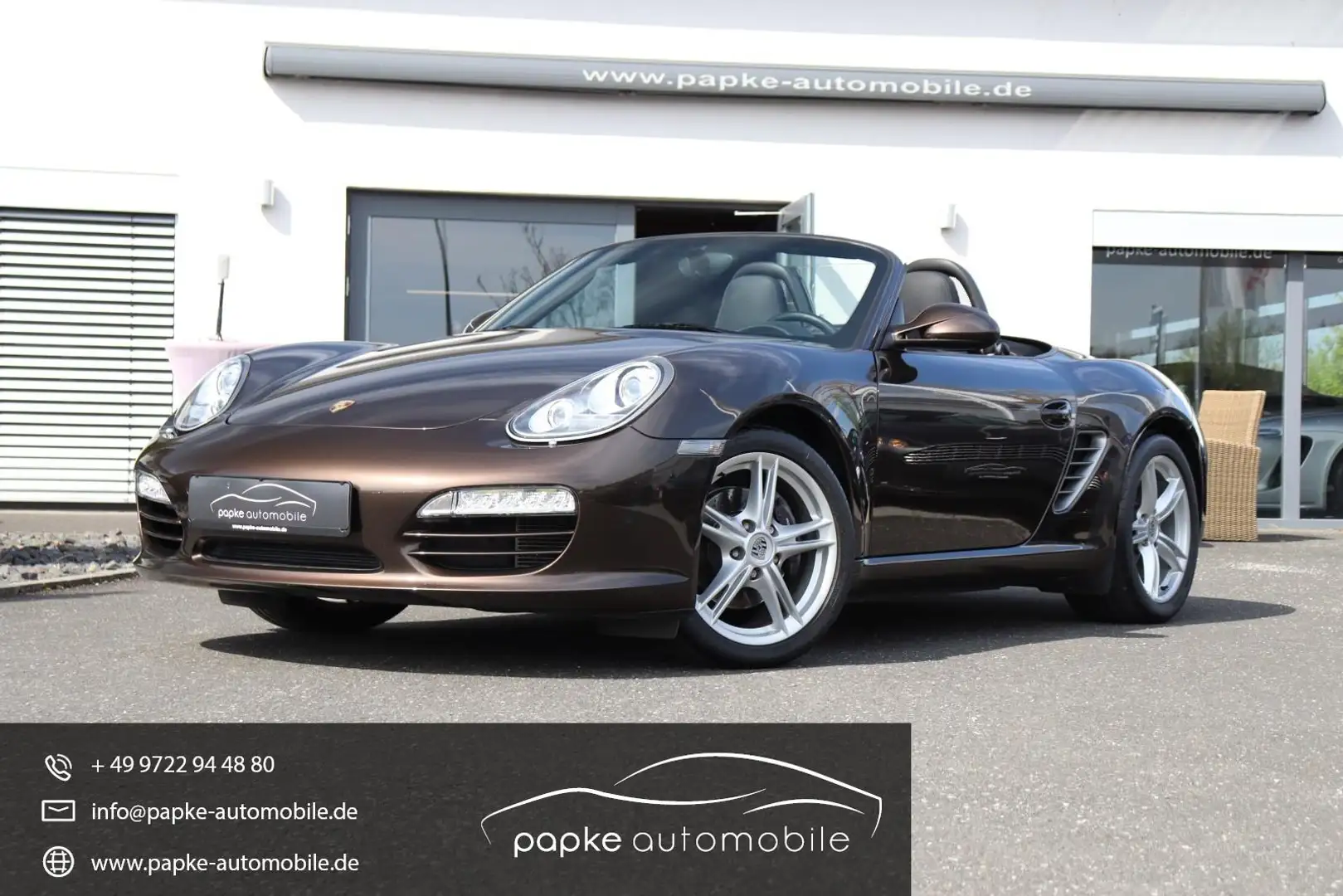 Porsche Boxster +BI-XENON+PARK-ASSIST+2.HAND+LEDER+SHZ++ Marrón - 1