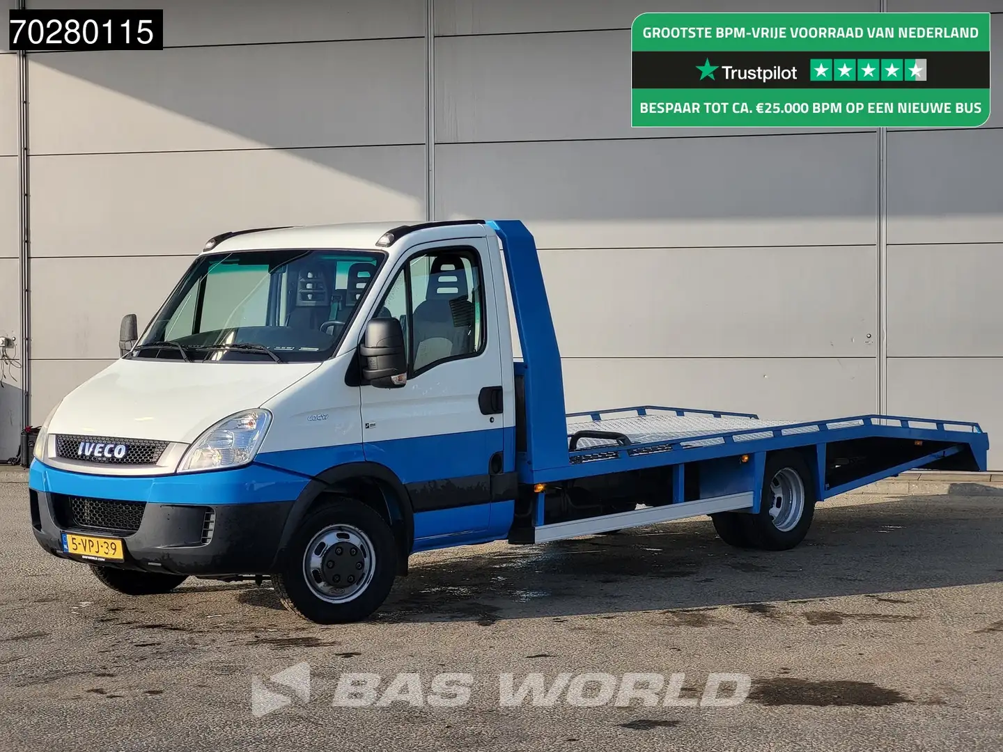 Iveco Daily 40C17 3.0L Autotransporter Luchtvering 3,5t Trekha Blauw - 1