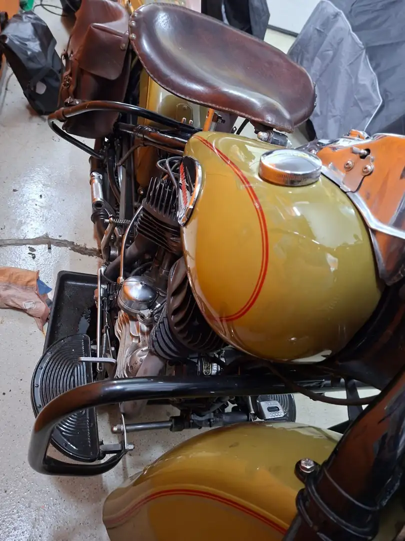 Harley-Davidson WLA genaues Modell 42 WL Zelená - 2