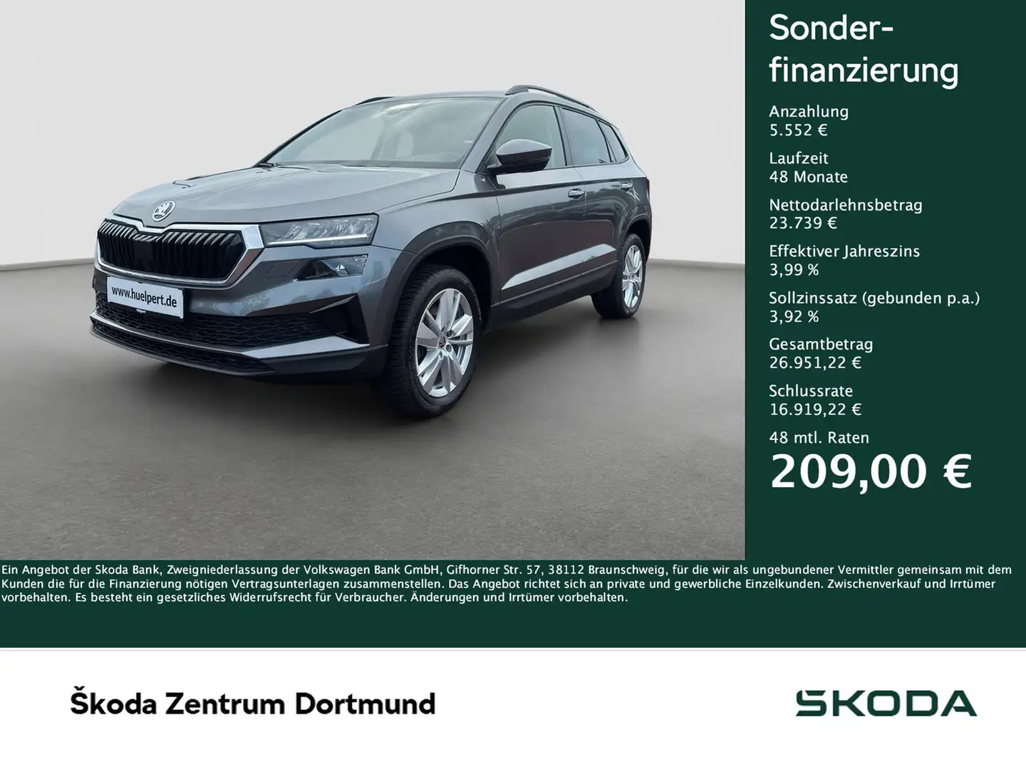 Skoda Karoq 1.5 SELECTION CAM ACC E-KLAPPE NAVI LM17 Gri - 1