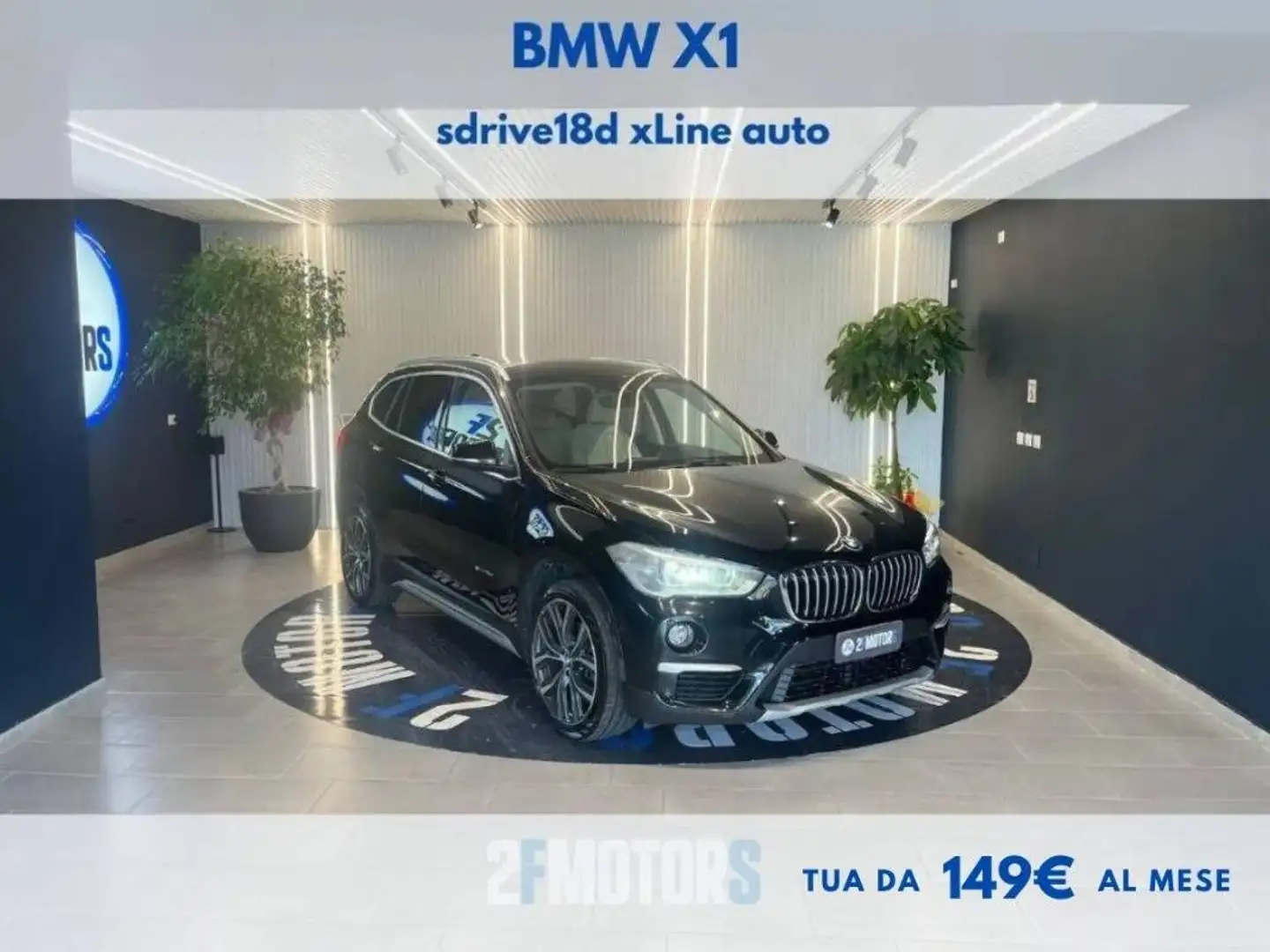 BMW X1 Sdrive18d xLine auto Schwarz - 1
