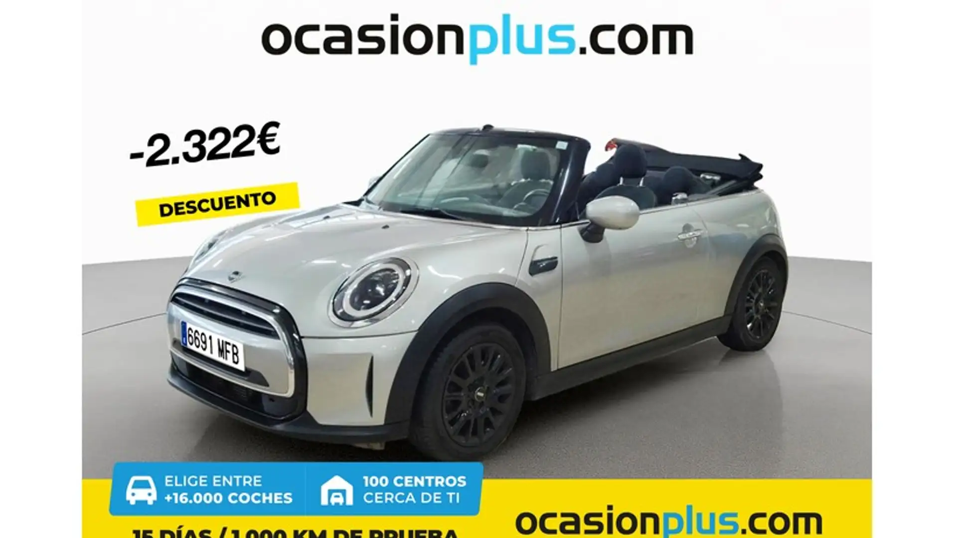 MINI Cooper Cabrio Aut. Gris - 1