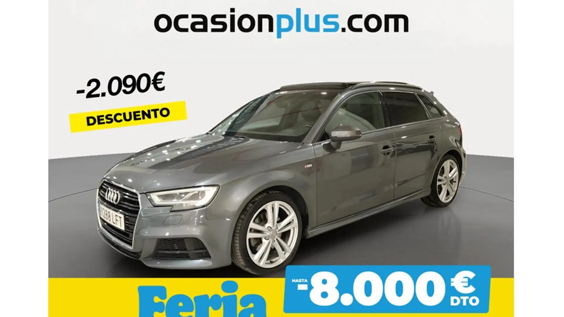 Audi A3 Sportback 35 TDI S line S tronic 110kW Grijs - 1