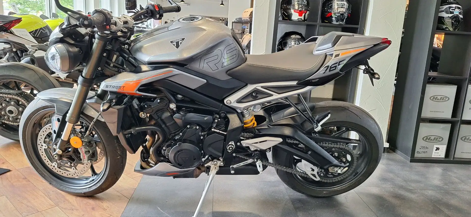 Triumph Street Triple 765 RS NEUZUSTAND ERST 420 KM Grau - 2