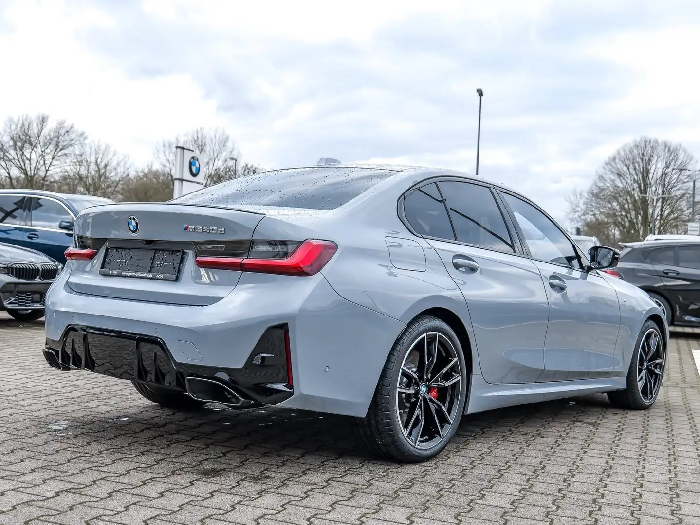 BMW 340 M340d xDrive M Sport Pro 19" HuD 360° Schiebedach Szürke - 2
