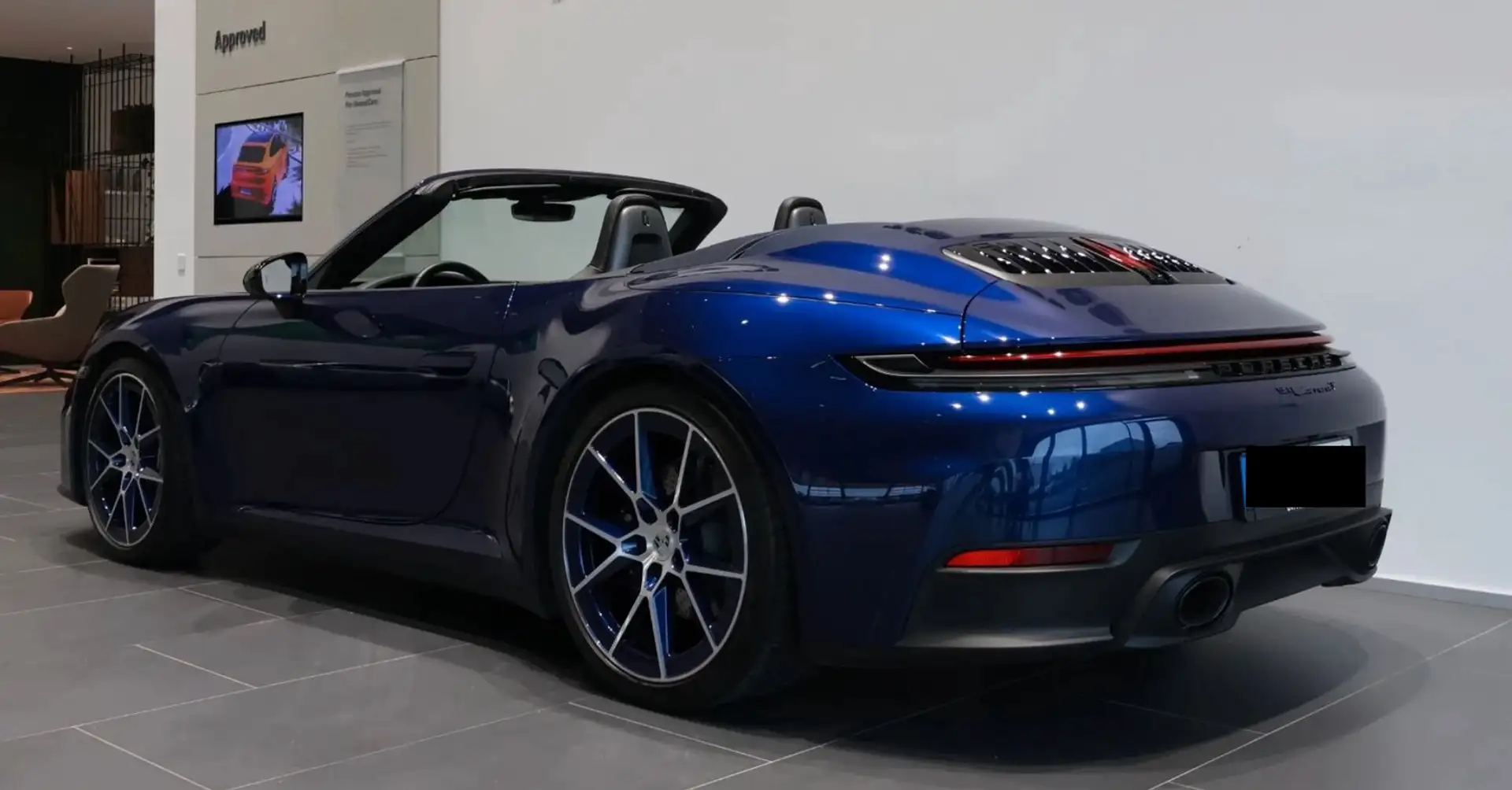 Porsche 992 911/992 Carrera T Cabriolet Bleu - 2