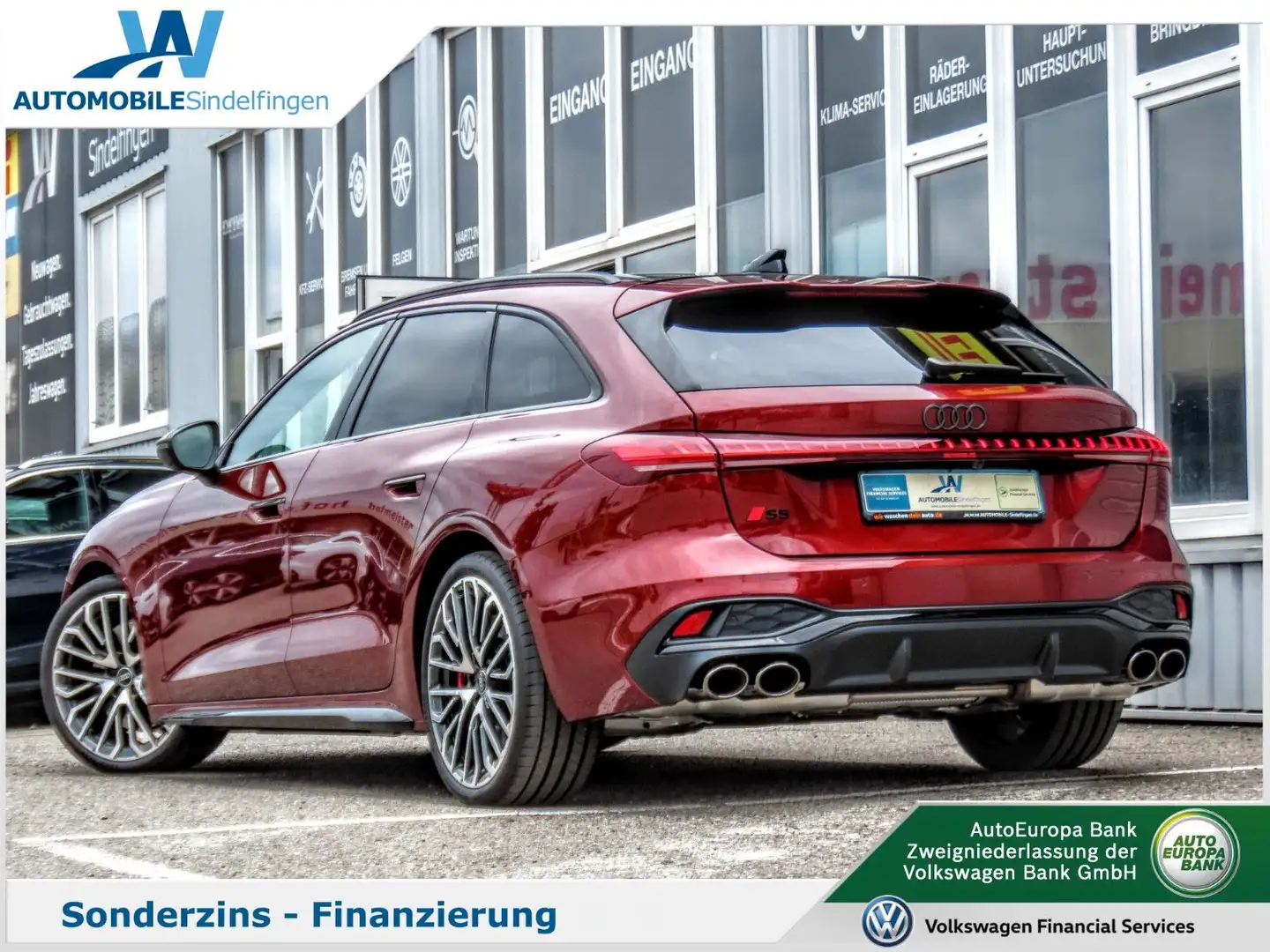 Audi S5 Avant TFSI 270kW quat. TECH+ AHK PANO LEDER Rot - 2