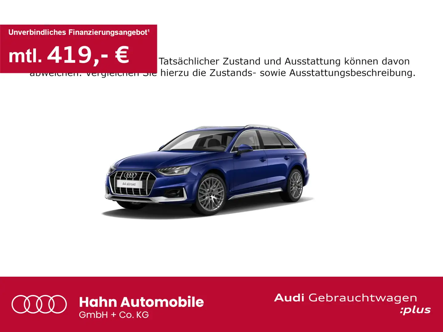 Audi A4 allroad A4 allroad 45 TFSI quattro Matrix Pano ACC Navi Blau - 1