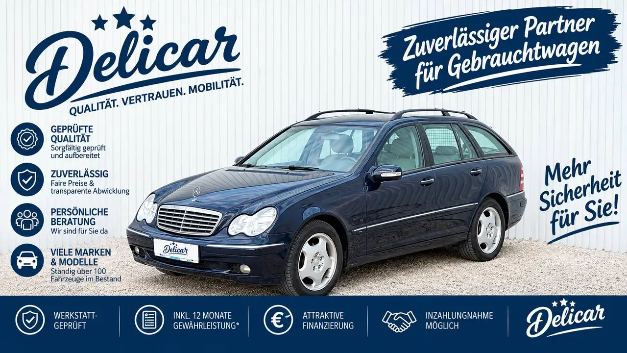 Mercedes-Benz C 200 Kompressor Elegance Automatik, Pickerl 10.2027 Anhängerkupplung,, foto 1