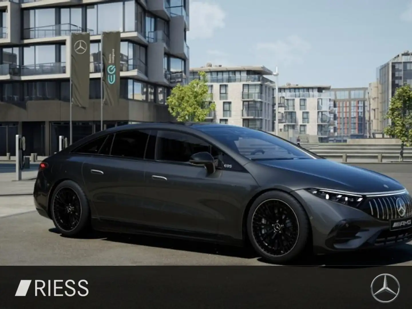 Mercedes-Benz EQS 53 AMG 4MATIC+ SD HUD WPumpe Sport ACC PDC Grijs - 2