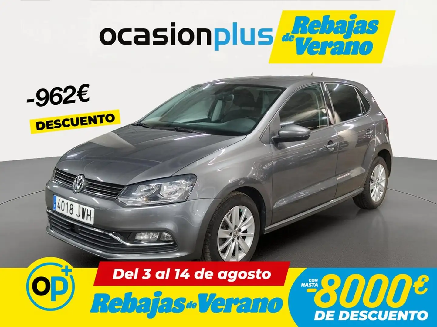 Volkswagen Polo 1.2 TSI BMT Sport DSG 81kW Gris - 1