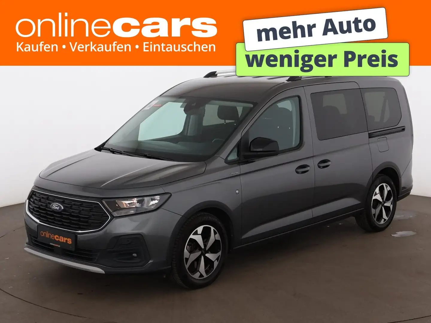 Ford Tourneo Connect 2.0 EcoBlue Grand Active 7-SITZER Grau - 1