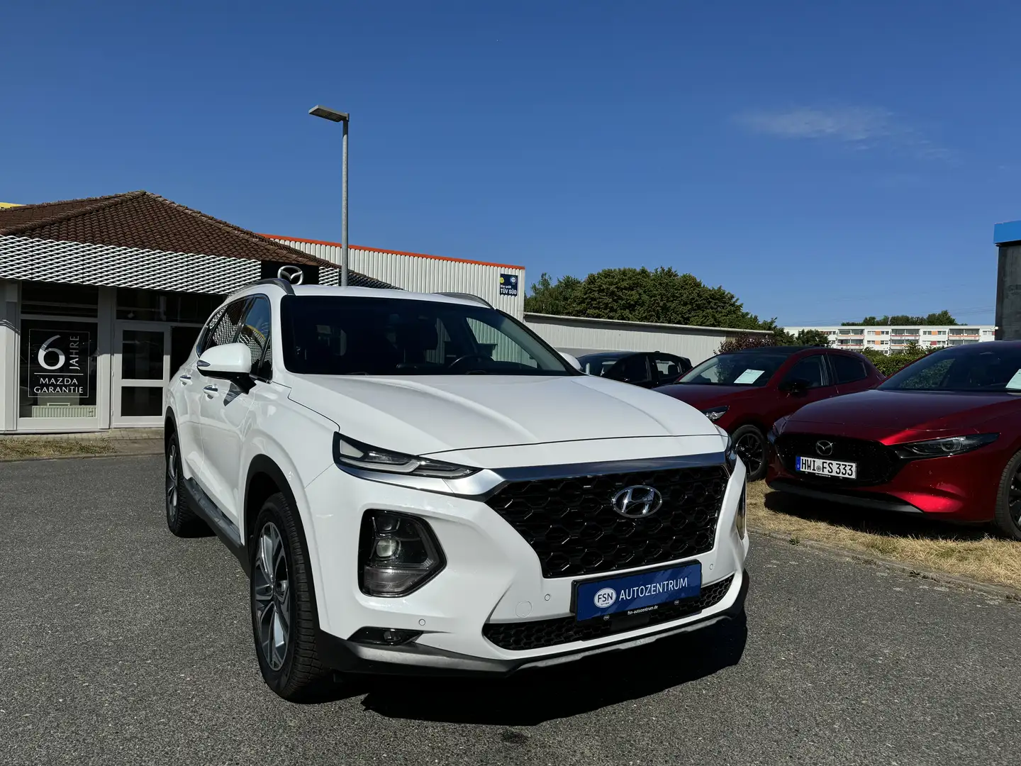 Hyundai SANTA FE 2.2 CRDi Premium 4WD LED AHK 360° Wit - 2