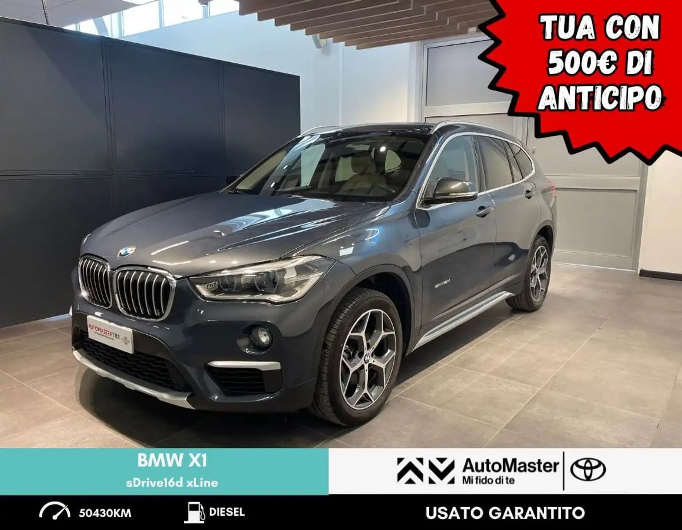 BMW X1 sDrive16d xLine Gri - 1