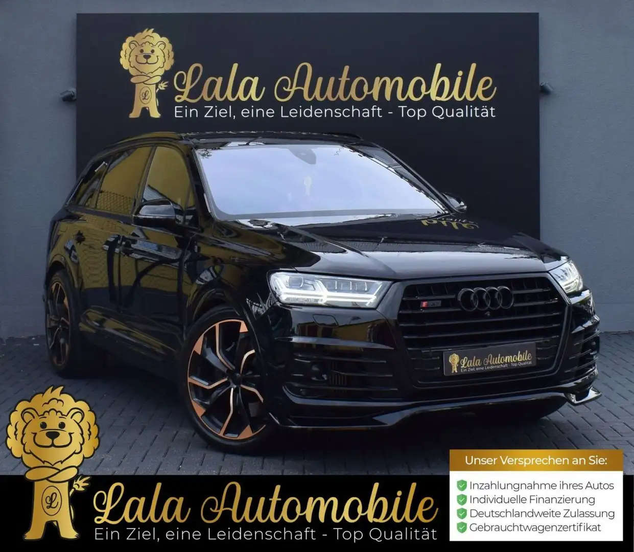 Audi SQ7 4.0 TDI V8 QUATTRO MATIRX BOSE 22 ZOLL  LUFT Black - 1