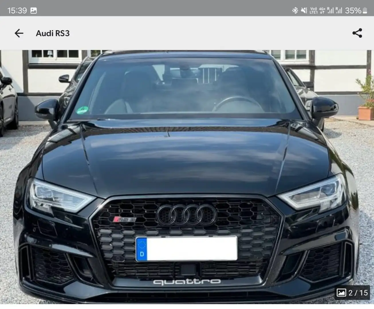 Audi RS3 Sportback 2.5 TFSI Quattro S tronic (EU6d-TEMP) - 2