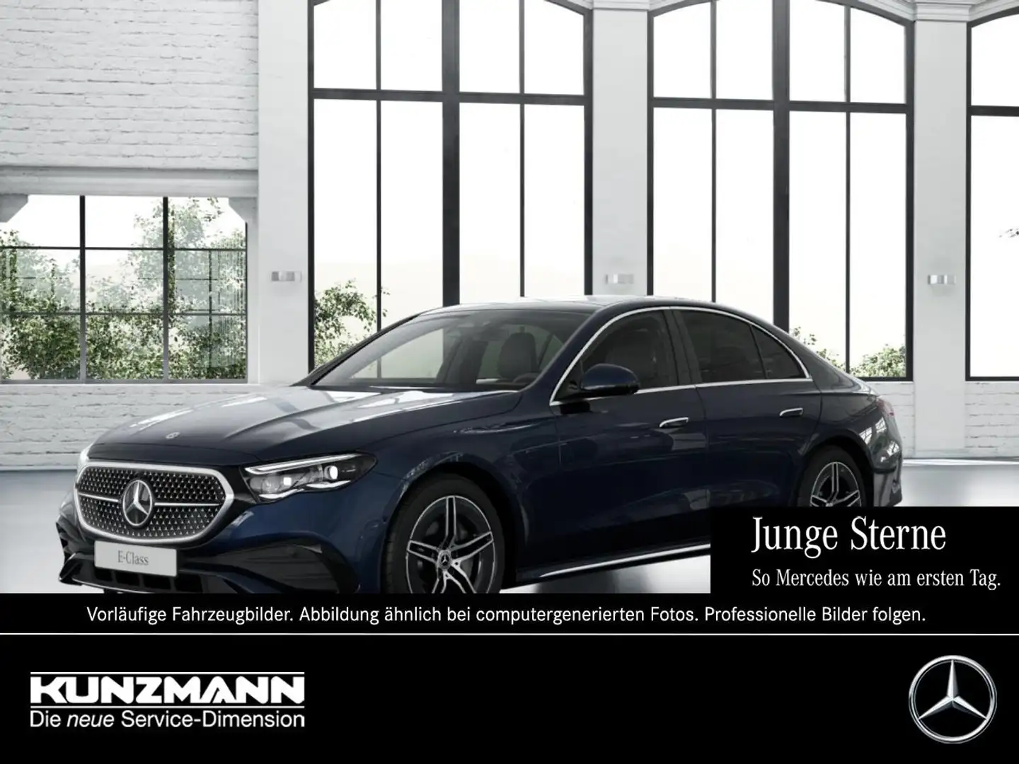 Mercedes-Benz E 400 e 4M AMG Panorama Burmester Memory 360° Blau - 1