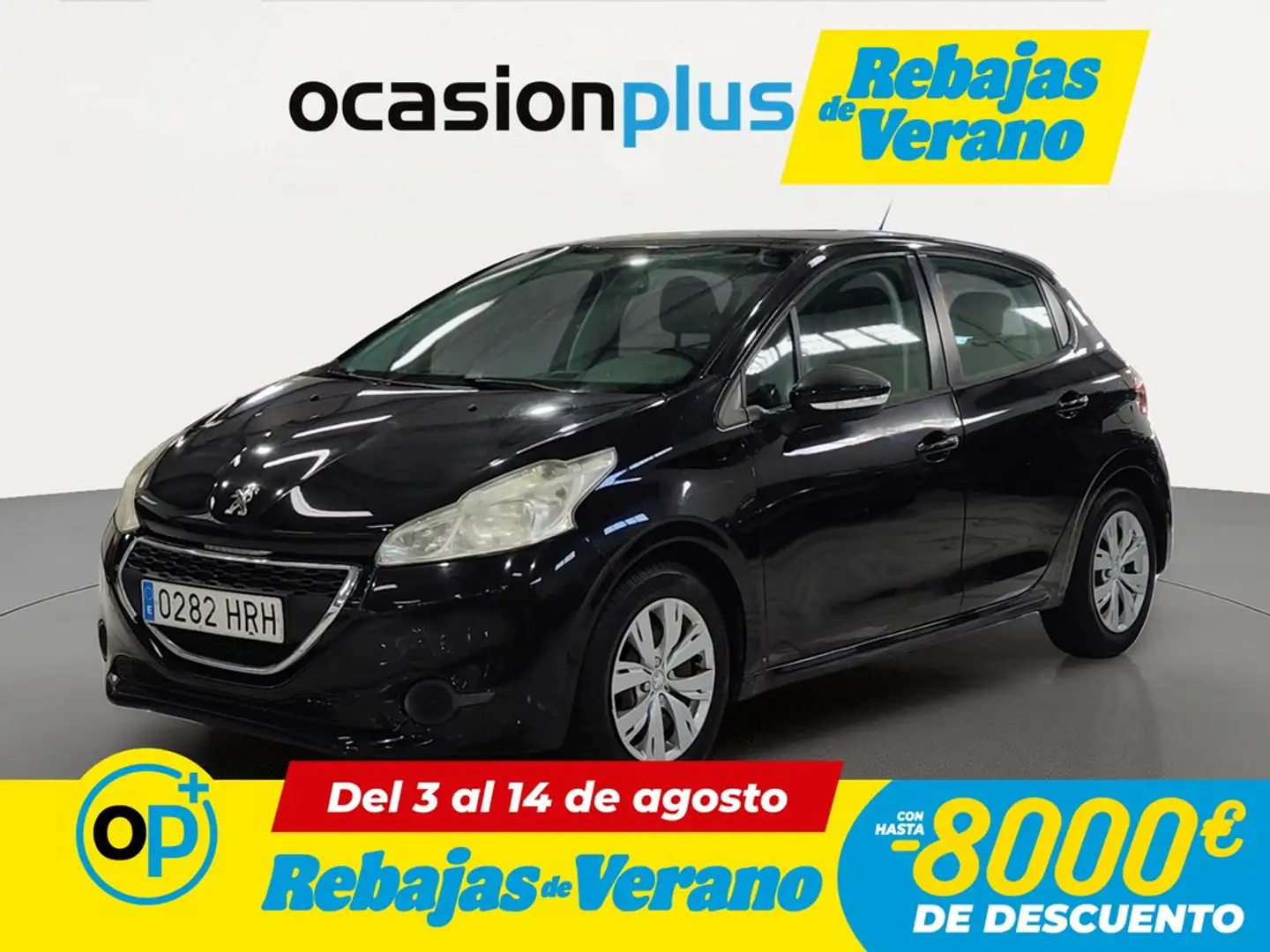 Peugeot 208 1.4HDi Active Negro - 1