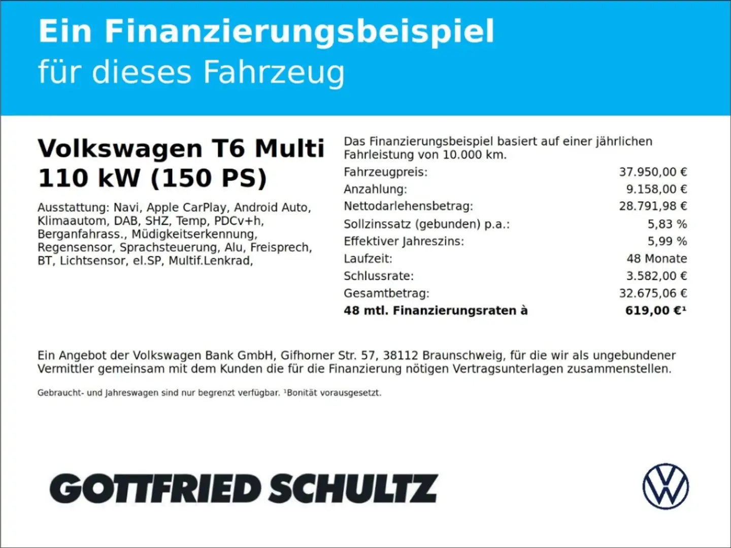 Volkswagen T6 Multivan 2.0 TSI Comfortline PDC   SHZ   AppConnect Negru - 2