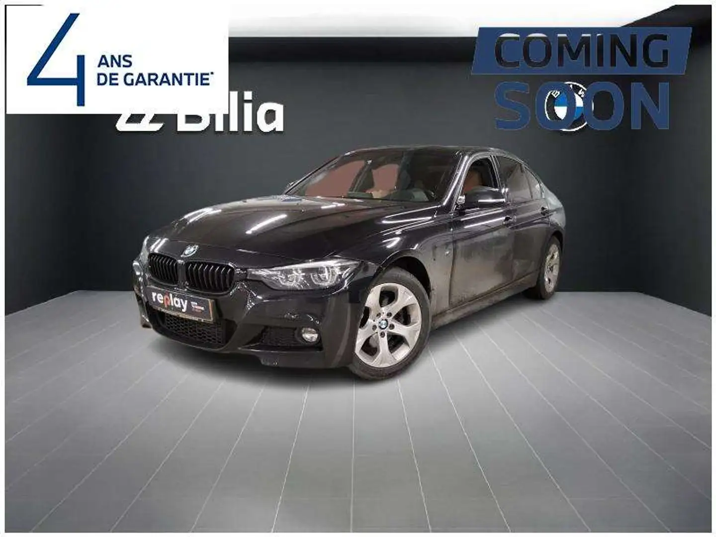 BMW 320 320d xdrive m-sport Noir - 1