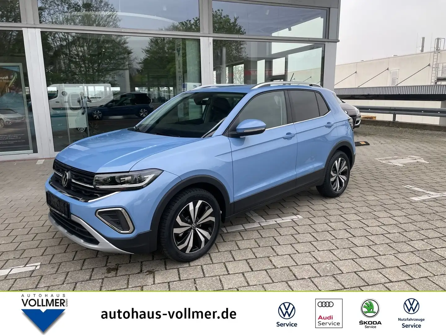 Volkswagen T-Cross Style 1.0 TSI DSG IQ-Drive AHK,Navi,SHZ, Blau - 1