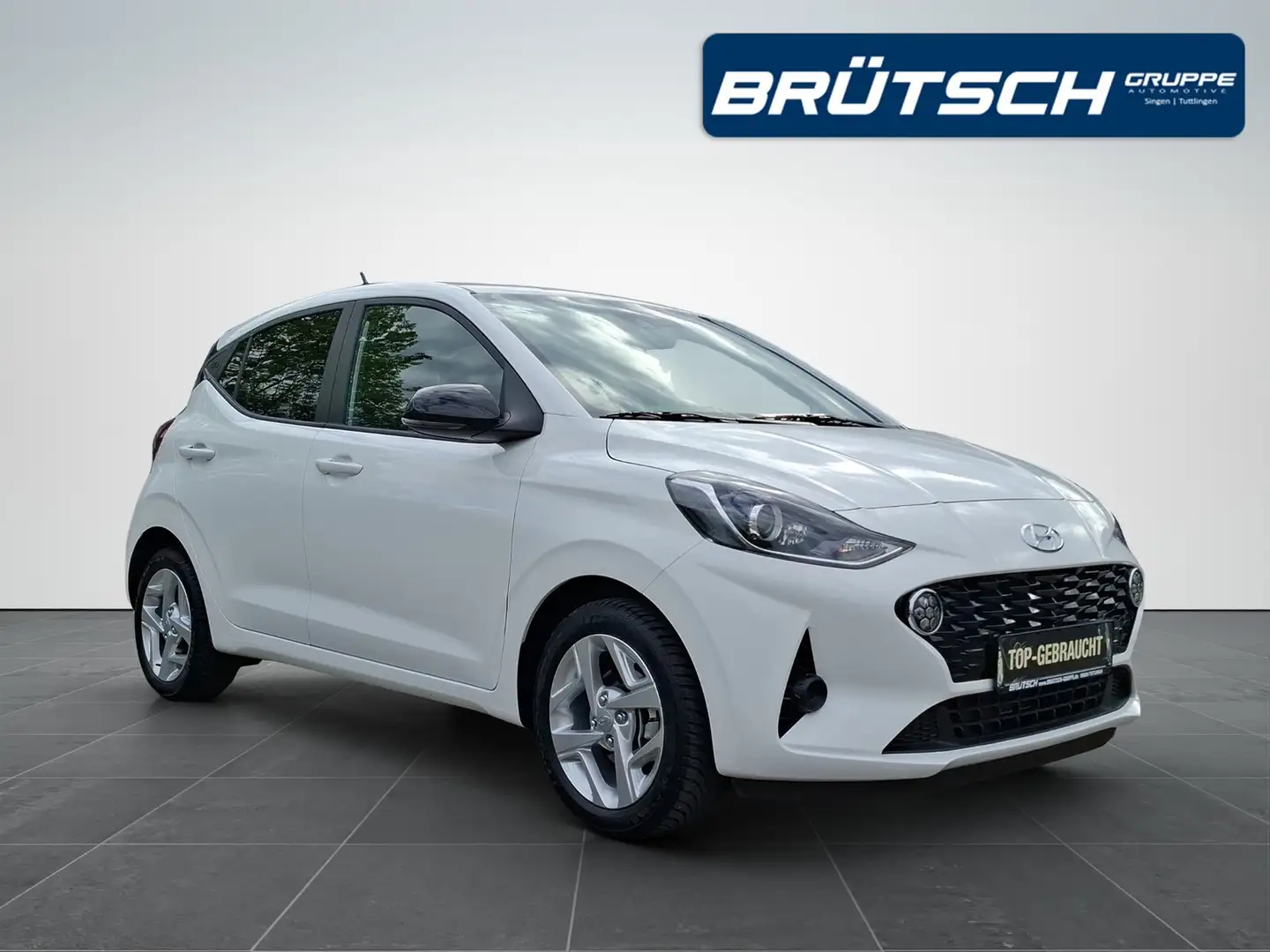 Hyundai i10 Connect & Go 1.0 KLIMA / NAVI / SITZHEIZUNG / KAME Weiß - 2